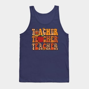 Teacher Thanksgiving I Teach The Cutest Turkeys Holiday T-Shirt Tank Top